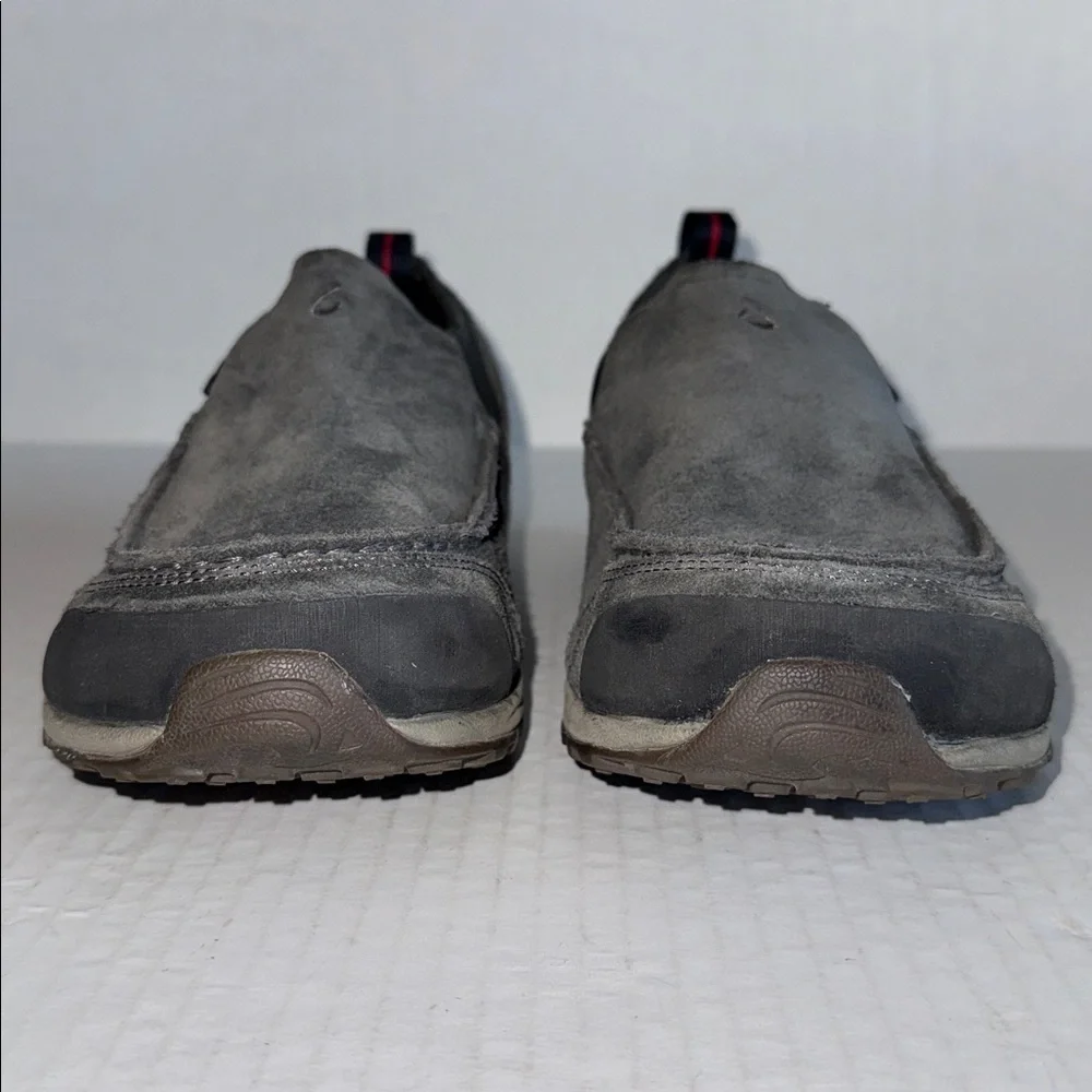 Olukai Gray Hama Kele Slip On Loafers